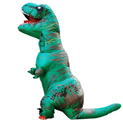 Adult Kids T-Rex Dinosaur Inflatable Costumes Purim Halloween Christmas Mascot Anime Party Cosplay Costume Dress Fancy Suits dealshavens