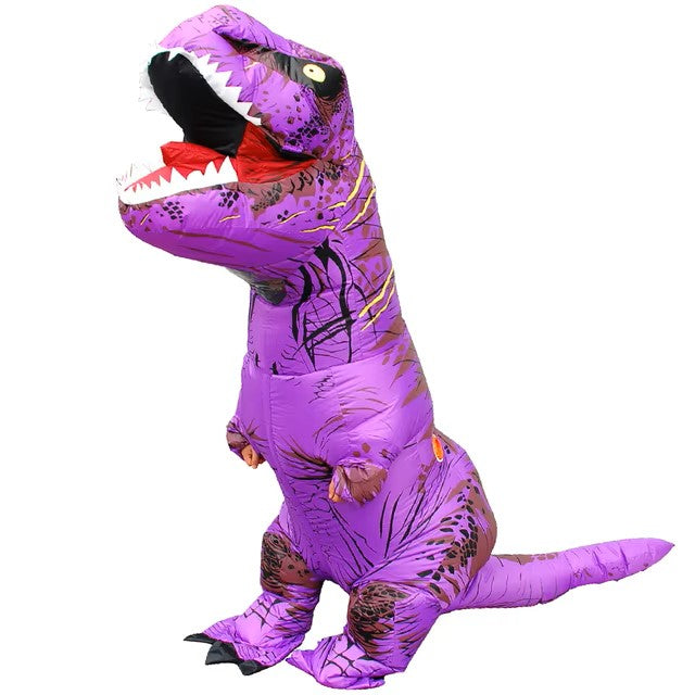 Adult Kids T-Rex Dinosaur Inflatable Costumes Purim Halloween Christmas Mascot Anime Party Cosplay Costume Dress Fancy Suits dealshavens