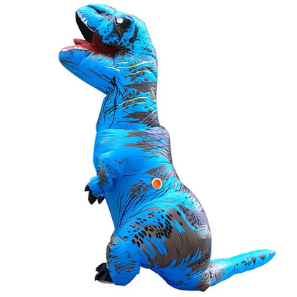 Adult Kids T-Rex Dinosaur Inflatable Costumes Purim Halloween Christmas Mascot Anime Party Cosplay Costume Dress Fancy Suits dealshavens