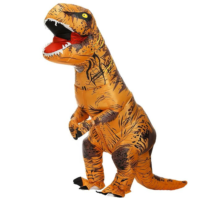 Adult Kids T-Rex Dinosaur Inflatable Costumes Purim Halloween Christmas Mascot Anime Party Cosplay Costume Dress Fancy Suits dealshavens