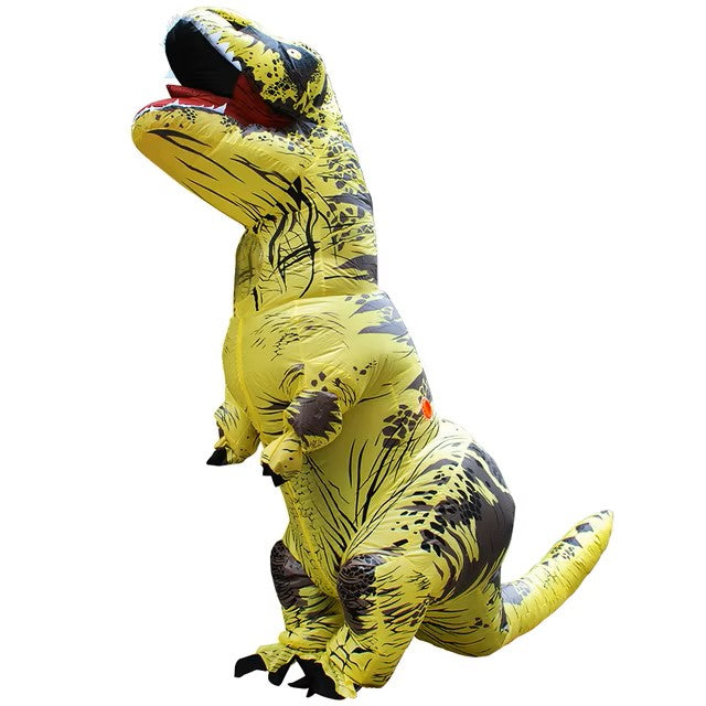 Adult Kids T-Rex Dinosaur Inflatable Costumes Purim Halloween Christmas Mascot Anime Party Cosplay Costume Dress Fancy Suits dealshavens