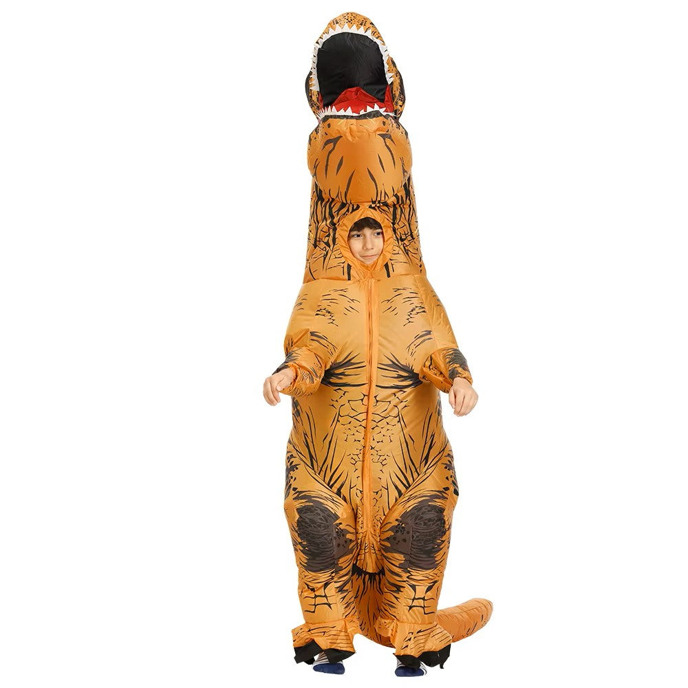 Adult Kids T-Rex Dinosaur Inflatable Costumes Purim Halloween Christmas Mascot Anime Party Cosplay Costume Dress Fancy Suits dealshavens