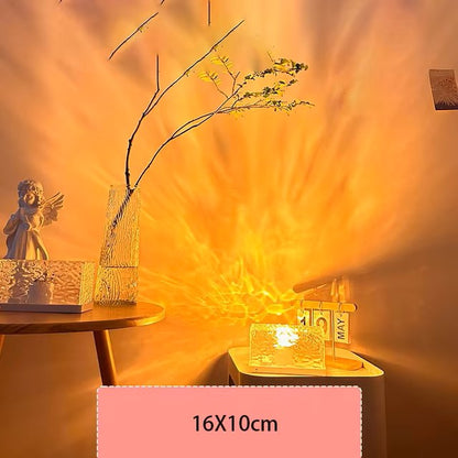 مصباح ليلي بشعلة شحن تموجات الماء من لايت إنس 