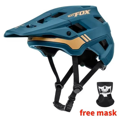 BATFOX Bike Helmet men's bicycle helmet MTB casco bicicleta Mountain bike casco ciclismo hombre Matte black cycling helmets