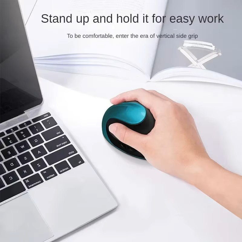 BTS-908 Hot Selling Rechargeable Vertical Mice Ergonomic Wireless Mouse 2.4G USB Receiver 1600 Adjustable DPI 6 Buttons Mouse