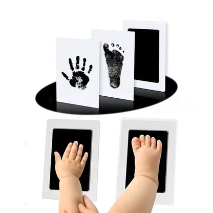 Baby Care Non-Toxic Baby Handprint Footprint Imprint Kit Baby Souvenirs Newborn Footprint Ink Pad for Newborn Baby Gifts - Dealshavens