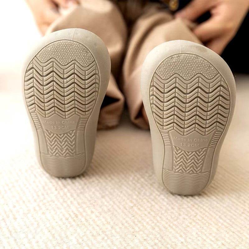 Baby Socks Shoes Baby Cute Cartoon Shoes Kids Boy Rubber Sole Child Floor Sneaker Toddler Girls First Walker Shoes For Newborns Dealshavens