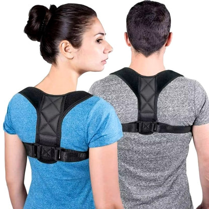 Back Posture Correction Belt Hunchback Corrector Adult Men and Women Sitting Posture Correction Belt Shoulder Straight Back - Dealshavens