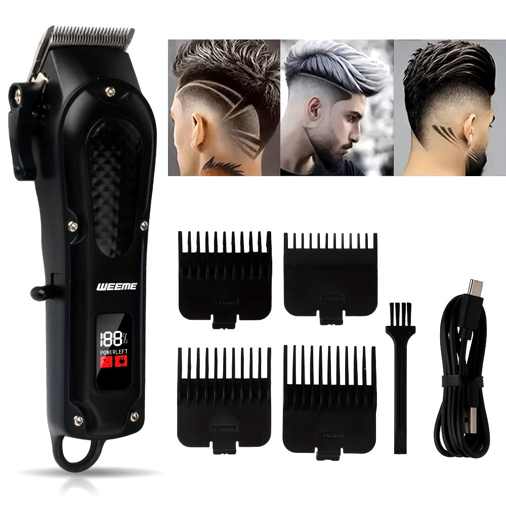 Barbershop special electric hairdresser silent metal body fast charging cordless set home personal care small appliances shave dealshavens