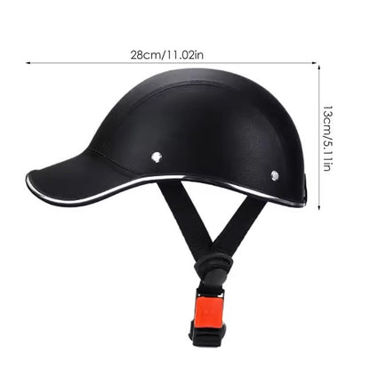 Baseball Caps Style Motorcycle Half Helmet Safety Hard Hat For Cafe Racer Chopper Scooter Half Face Vintage Summer Caps