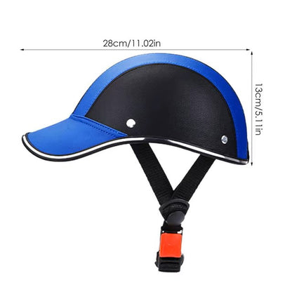 Baseball Caps Style Motorcycle Half Helmet Safety Hard Hat For Cafe Racer Chopper Scooter Half Face Vintage Summer Caps