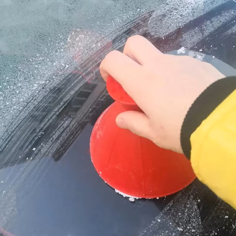 Car Window Windshield Magic Ice Scraper Oil Funnel Snow Remover Shovels Deicer Cone Tool Scraping Winter Accessories - Dealshavens