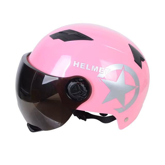 Classic Ultralight Bicycle Helmet Anti-UV Safety Helmet Electric Motor Car Scooter Bike Open Face Half Helmet For Men Women