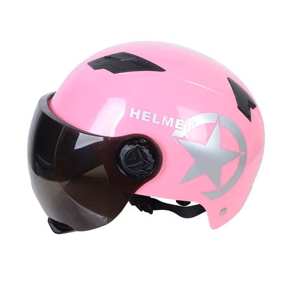 Classic Ultralight Bicycle Helmet Anti-UV Safety Helmet Electric Motor Car Scooter Bike Open Face Half Helmet For Men Women