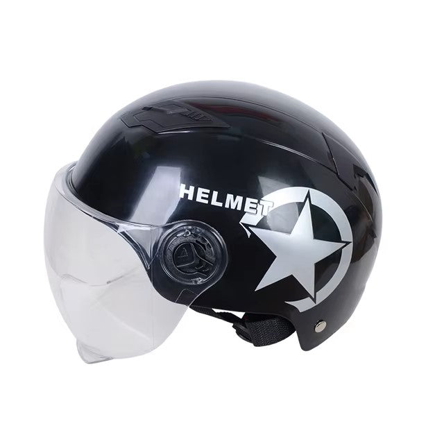 Classic Ultralight Bicycle Helmet Anti-UV Safety Helmet Electric Motor Car Scooter Bike Open Face Half Helmet For Men Women