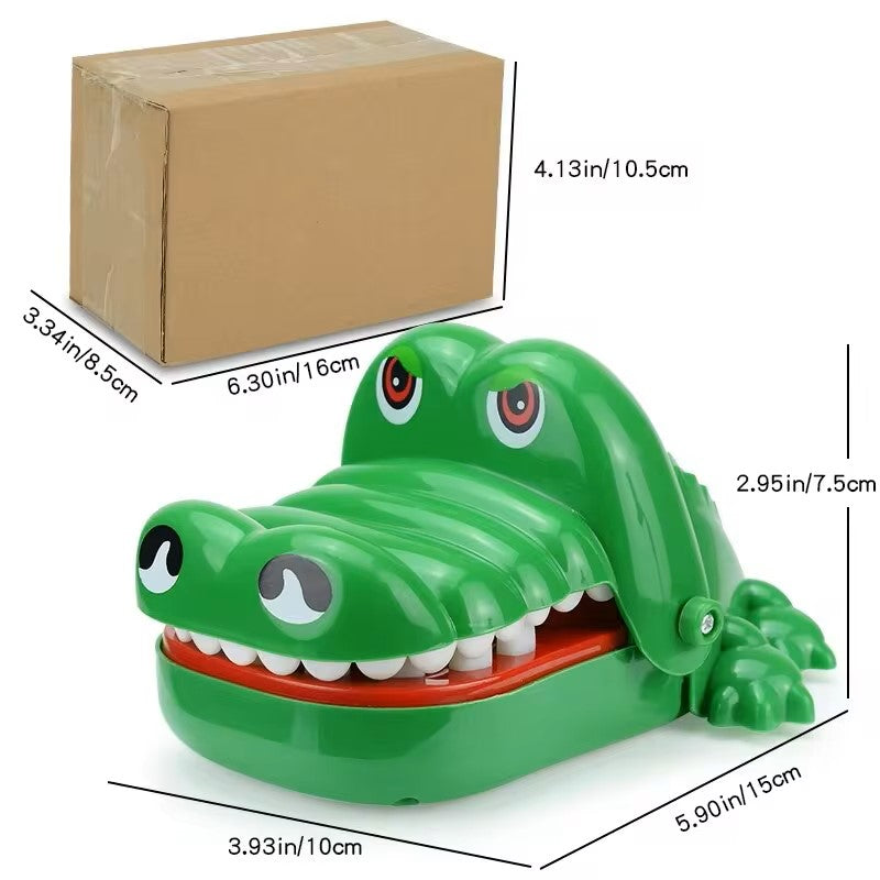 Kids Alligator Biting Finger Dentist Games with Crocodile Teeth Toys. Funny For Party and Children's Game of Luck Pranks Children Toys - Dealshavens