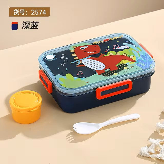 Cute Lunch Box for Kids Girls Boys With Compartments Bento Lunchbox School Child Leakproof Children's Food Snack Boxes New 2024 Dealshavens