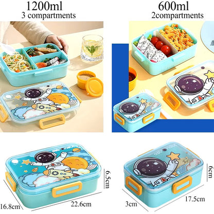 Cute Lunch Box for Kids Girls Boys With Compartments Bento Lunchbox School Child Leakproof Children's Food Snack Boxes New 2024 Dealshavens