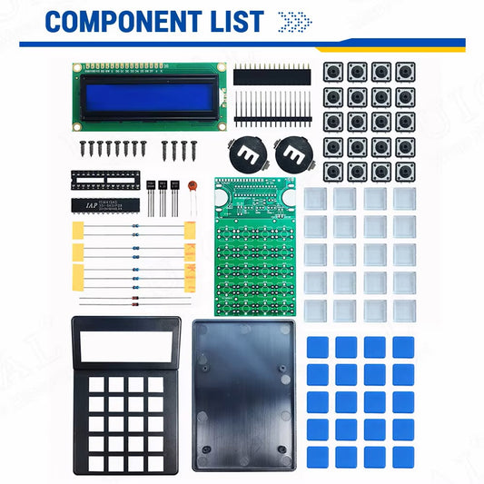 DIY Calculator Making Electronic Kit MCU Soldering Training Experiment Practice DIY Solder Project LCD1062 Display