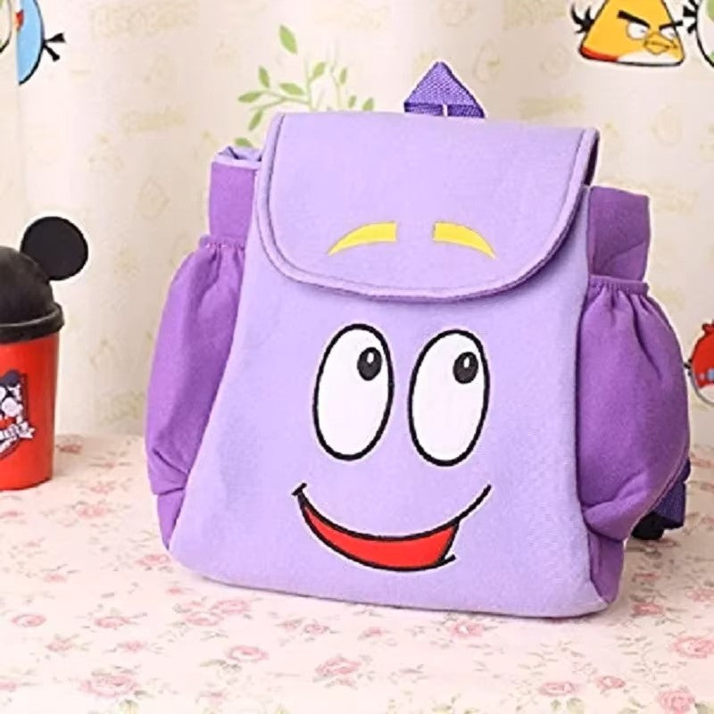 Dora Explorer Backpack Rescue Bag with Map,Pre-Kindergarten Toys Purple Christmas Gifts - Dealshavens