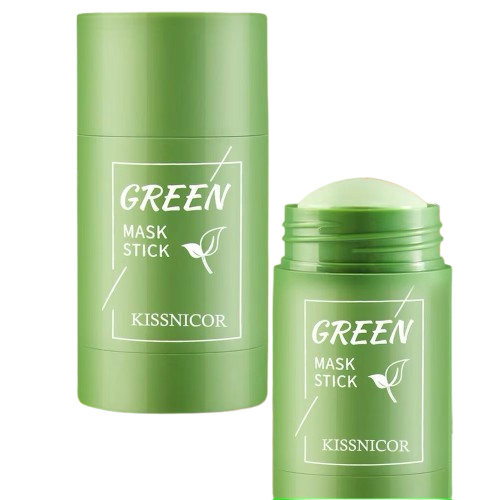 Face Clean Mask Green Tea Cleansing Stick Mask Shrink pores Deep Blackhead Remover facial Cleansing Moisturizing Mask 40g