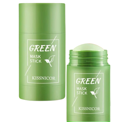 Face Clean Mask Green Tea Cleansing Stick Mask Shrink pores Deep Blackhead Remover facial Cleansing Moisturizing Mask 40g