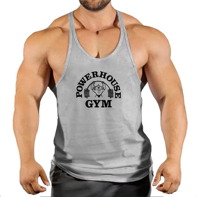 Fitness Clothing Gym T-shirts Suspenders Man Gym Top Men Sleeveless Sweatshirt Men's Clothes Stringer Vests Bodybuilding Shirt Dealshavens