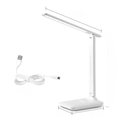 "LED Lamp Foldable Desk Light with Touch & Dimming"
