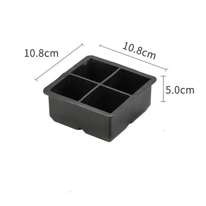 Food Grade Reusable Ice Maker IceCream Tools Ice Ball Mold Round Square IceTray Mold Silicone Ice Cube Mold Kitchen Tools