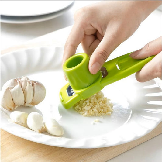 Kitchen Accessories for Ginger Garlic Crusher Press Garlic Grinding Grater Cutter Peeler Manual Garlic Mincer Chopping Tool - Dealshavens