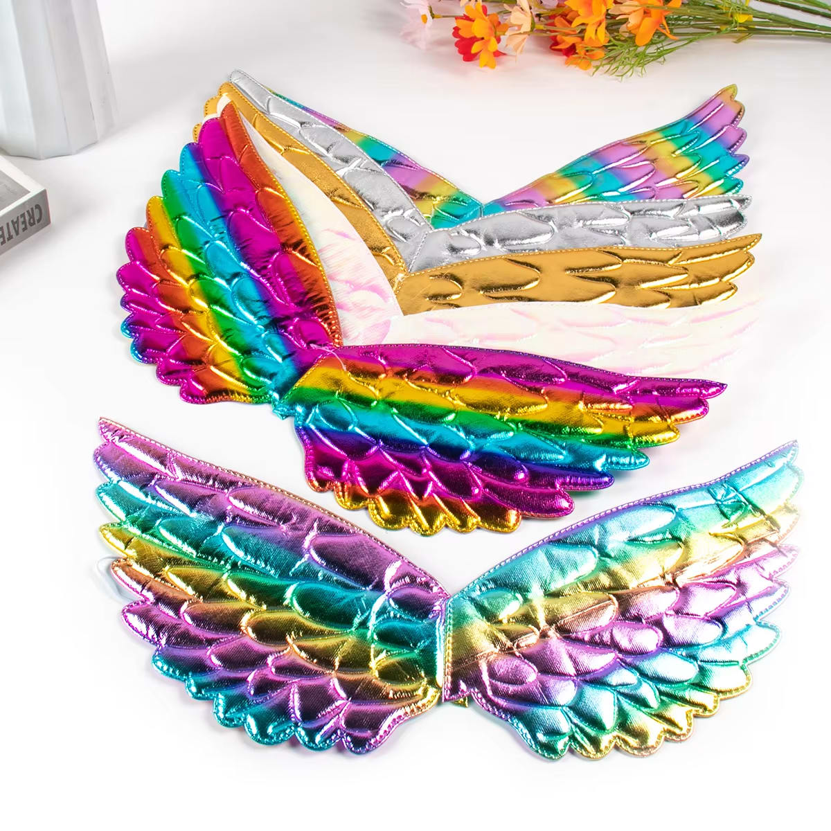 Girls Unicorn Headband Rainbow Wings Cat Ear Cute Hairband Unicorn Birthday Party Decoration Kid Dress Up Toy Cosplay Photo Prop Dealshavens