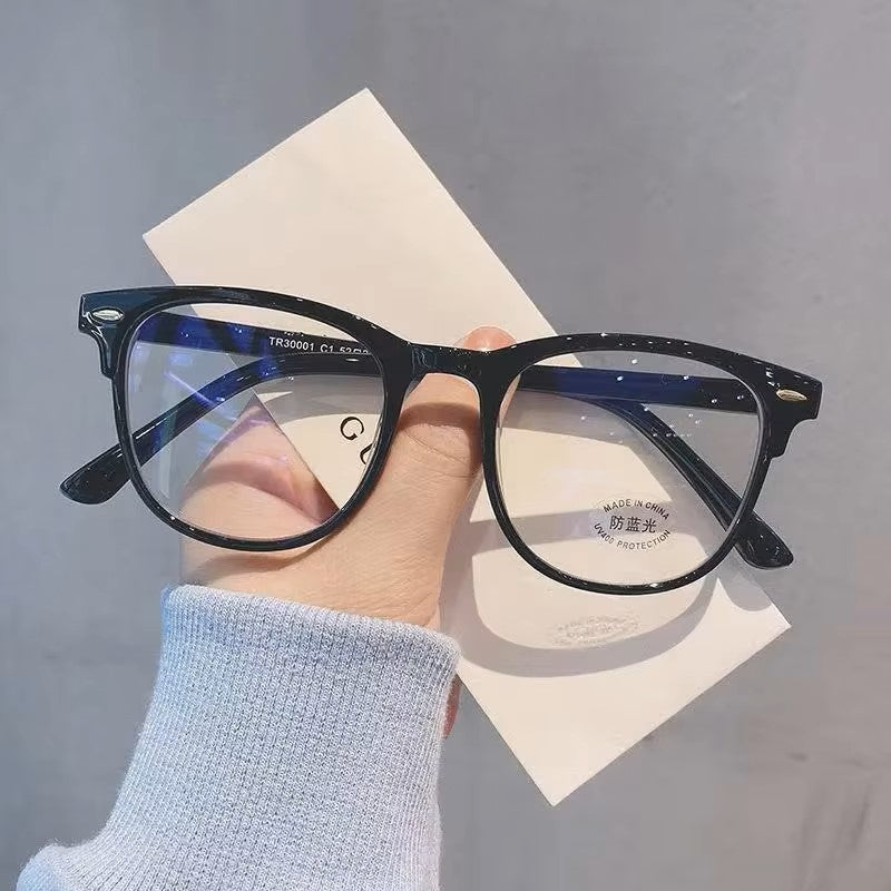 Glasses Ultralight Retro Transparent Frame Plain Men Women Fashion