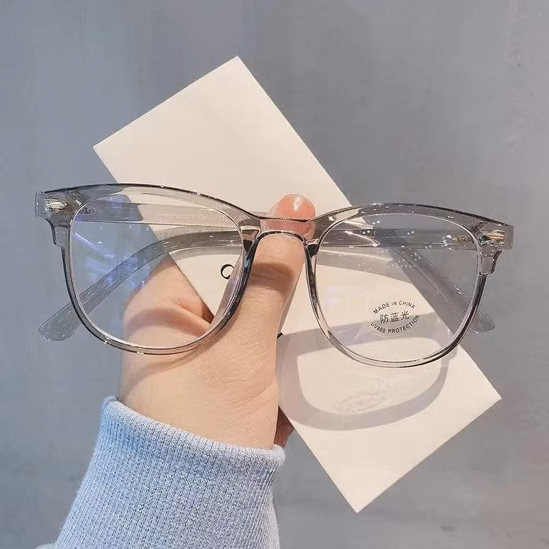 Glasses Ultralight Retro Transparent Frame Plain Men Women Fashion