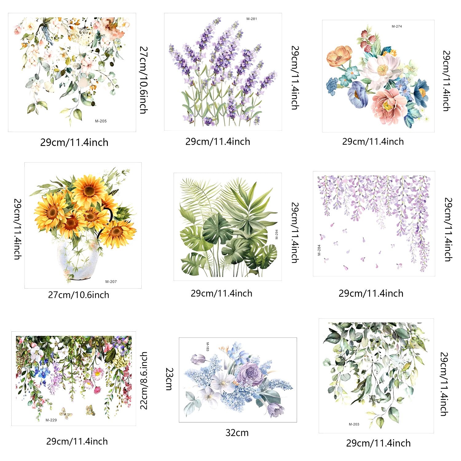 Green Plant Leaves Bathroom Toilet Sticker WC Closestool Wall Sticker Self Adhesive Mural Beautify Flower Home Decoration Decals Dealshavens