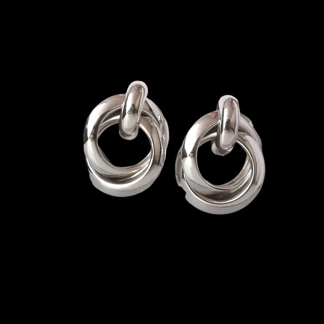 Fashion Metal Women Drop Earrings Hollow Geometric Dangle Earrings for Girls Punk Round Earrings Fashion Brincos Gift dealshavens