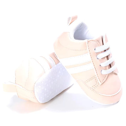 Newborn Baby Shoes Brown Themed Multicolor Boys and Girls Shoes Casual Sneakers Soft Sole Non-Slip Toddler Shoes First Walkers Dealshavens