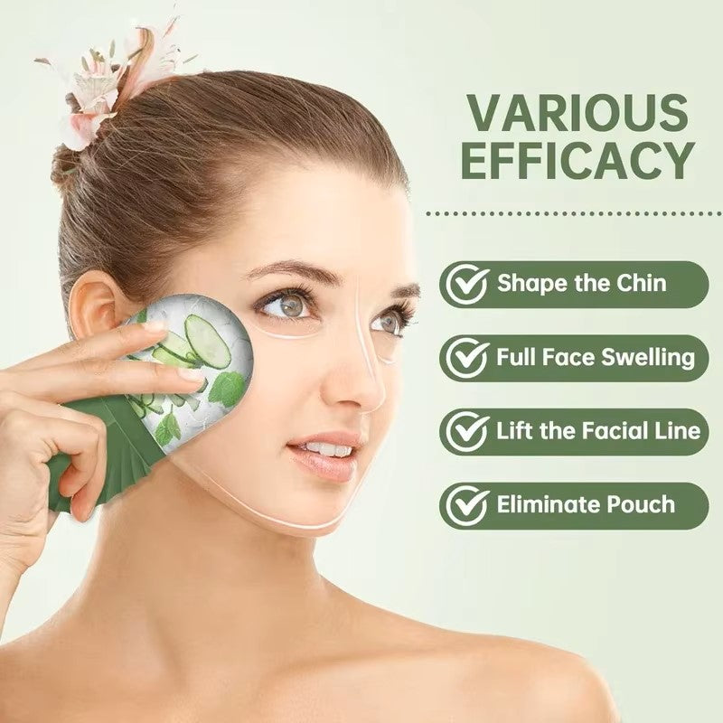 Ice Face Roller Ice Cube Beauty Massage Silicone Ice Mold For Eye Puffiness Ice Facial Roller Shrink Pores - Dealshavens