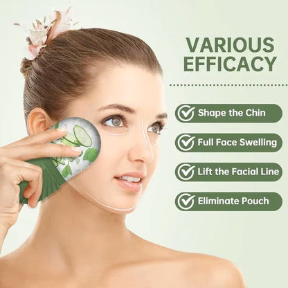 Ice Face Roller Ice Cube Beauty Massage Silicone Ice Mold For Eye Puffiness Ice Facial Roller Shrink Pores - Dealshavens