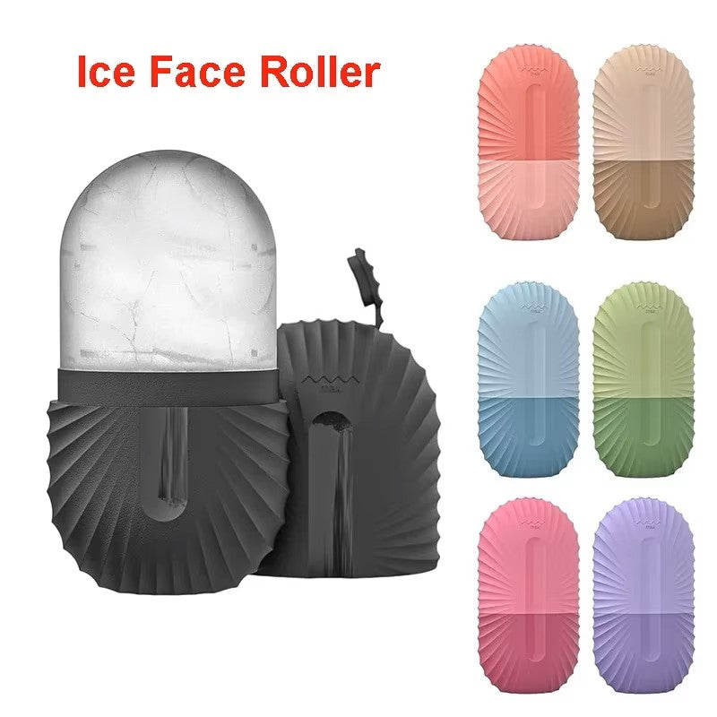 Ice Face Roller Ice Cube Beauty Massage Silicone Ice Mold For Eye Puffiness Ice Facial Roller Shrink Pores - Dealshavens