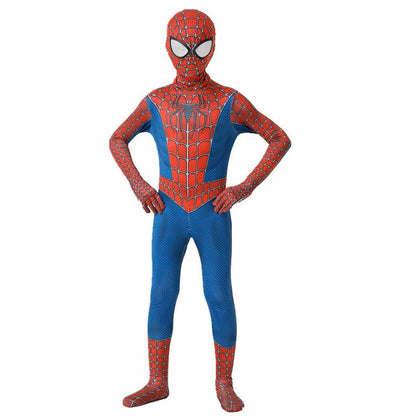 Kids Superhero Spiderman Costume Set 3D Style Halloween Cosplay Bodysuit for Boys and Girls dealshavens