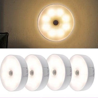 "LED Light Motion Sensor Rechargeable Night Lamp"