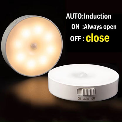 "LED Light Motion Sensor Rechargeable Night Lamp"