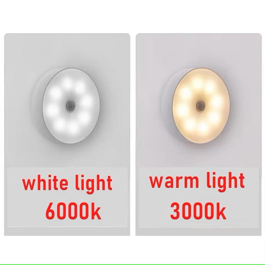 "LED Light Motion Sensor Rechargeable Night Lamp"