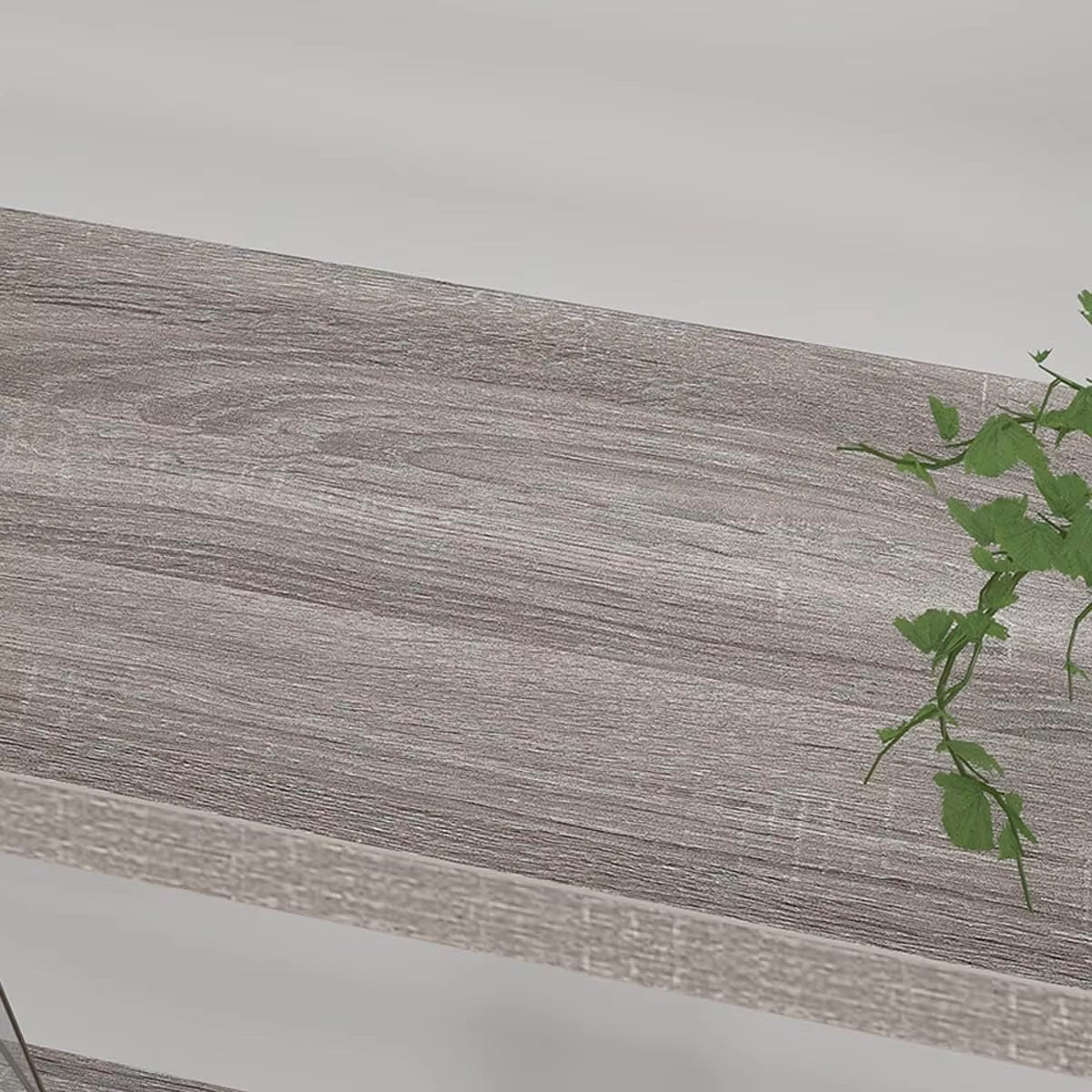 LVB Industrial 6 Tier Bookshelf, Large Tall Open Rustic Vintage Etagere Bookcase, Gray Big Wide Modern Farmhouse Wood and Metal Dealshavens