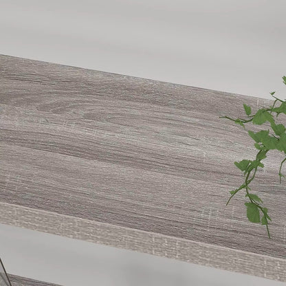 LVB Industrial 6 Tier Bookshelf, Large Tall Open Rustic Vintage Etagere Bookcase, Gray Big Wide Modern Farmhouse Wood and Metal Dealshavens