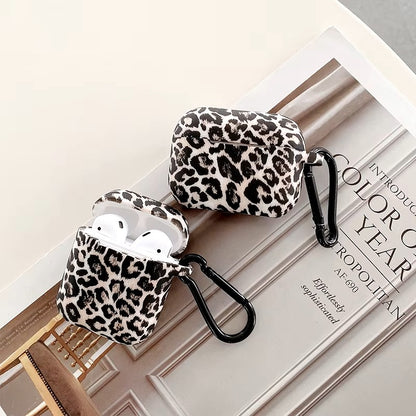 Leopard Print Earphone Case For Airpods Pro 2 USB C With Hook Silicone Protective Cover For Airpods Pro 3 1 3rd Generation Shell dealshavens