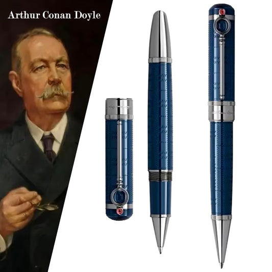قلم حبر جاف MB من مجموعة الكاتب السير آرثر كونان دويل، إصدار محدود، قلم حبر جاف من مجموعة Detective Legend، أقلام حبر للكتابة المكتبية