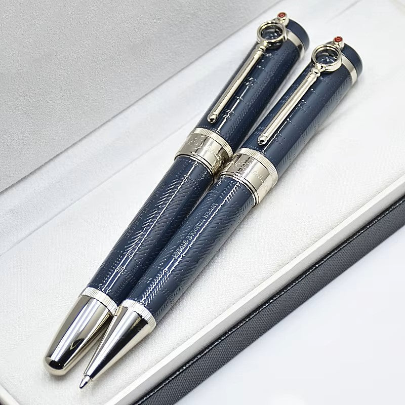 قلم حبر جاف MB من مجموعة الكاتب السير آرثر كونان دويل، إصدار محدود، قلم حبر جاف من مجموعة Detective Legend، أقلام حبر للكتابة المكتبية