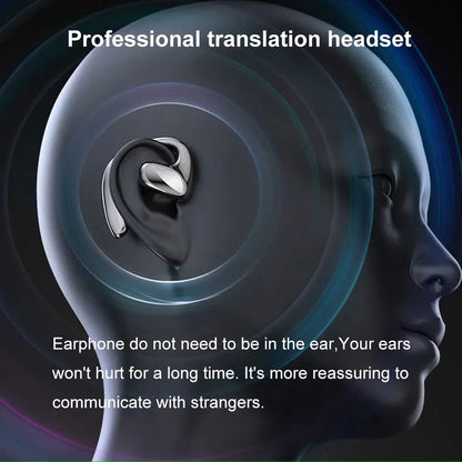 M8 Language Translator Earbuds Smart 144 Languages High Accuracy Wireless Bluetooth Two Way Translator Device dealshavens