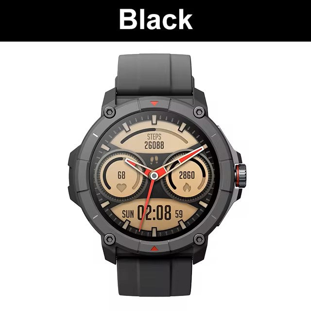 Front View of MASX Oasis X Premium GPS Smart Watch